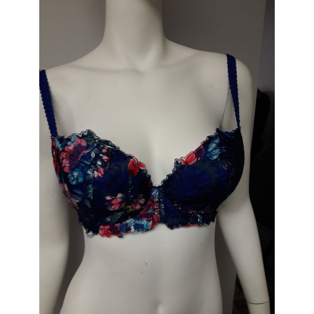Bradelis Julianne Bra Pink Multicolored Size 34 E NEW WITH TAGS!